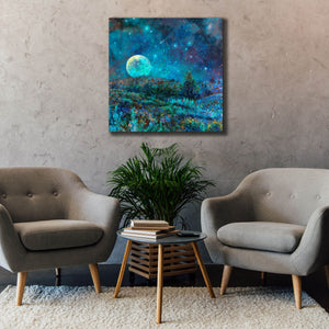 'New Mexico Moonrise ' by Iris Scott, Canvas Wall Art,37 x 37