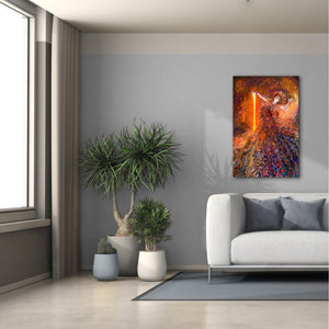 'Goddess Of Fire' by Iris Scott, Canvas Wall Art,26 x 40