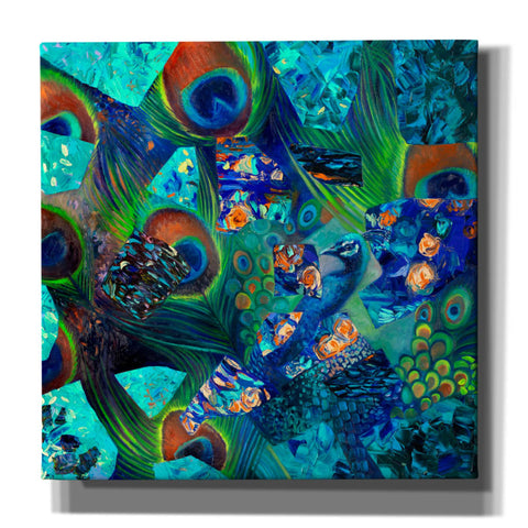 Image of 'Mayura Peacock' by Iris Scott, Canvas Wall Art