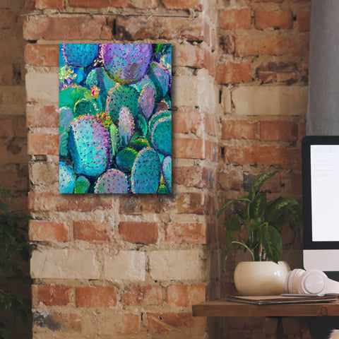 Image of 'Prickly Pear Elsewhere' by Iris Scott, Canvas Wall Art,12 x 16
