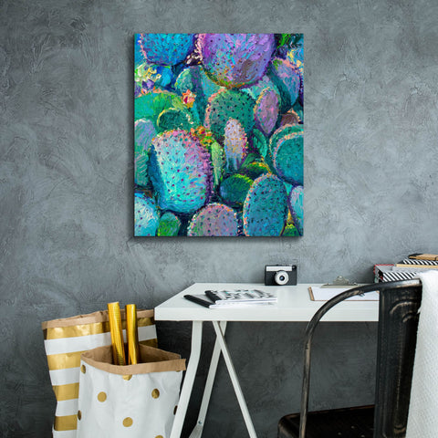 Image of 'Prickly Pear Elsewhere' by Iris Scott, Canvas Wall Art,20 x 24