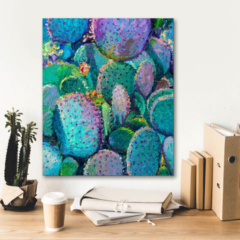 Image of 'Prickly Pear Elsewhere' by Iris Scott, Canvas Wall Art,20 x 24