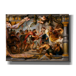 'The Meeting of David and Abigail' by Peter Paul Rubens, Canvas Wall Art
