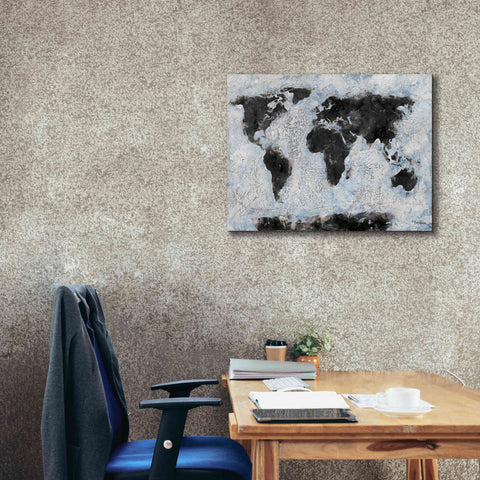 'Old World Map 2' by Britt Hallowell, Canvas Wall Art,34 x 26