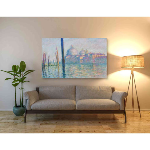 Image of 'Le Grand Canal' by Claude Monet, Canvas Wall Art,54 x 40