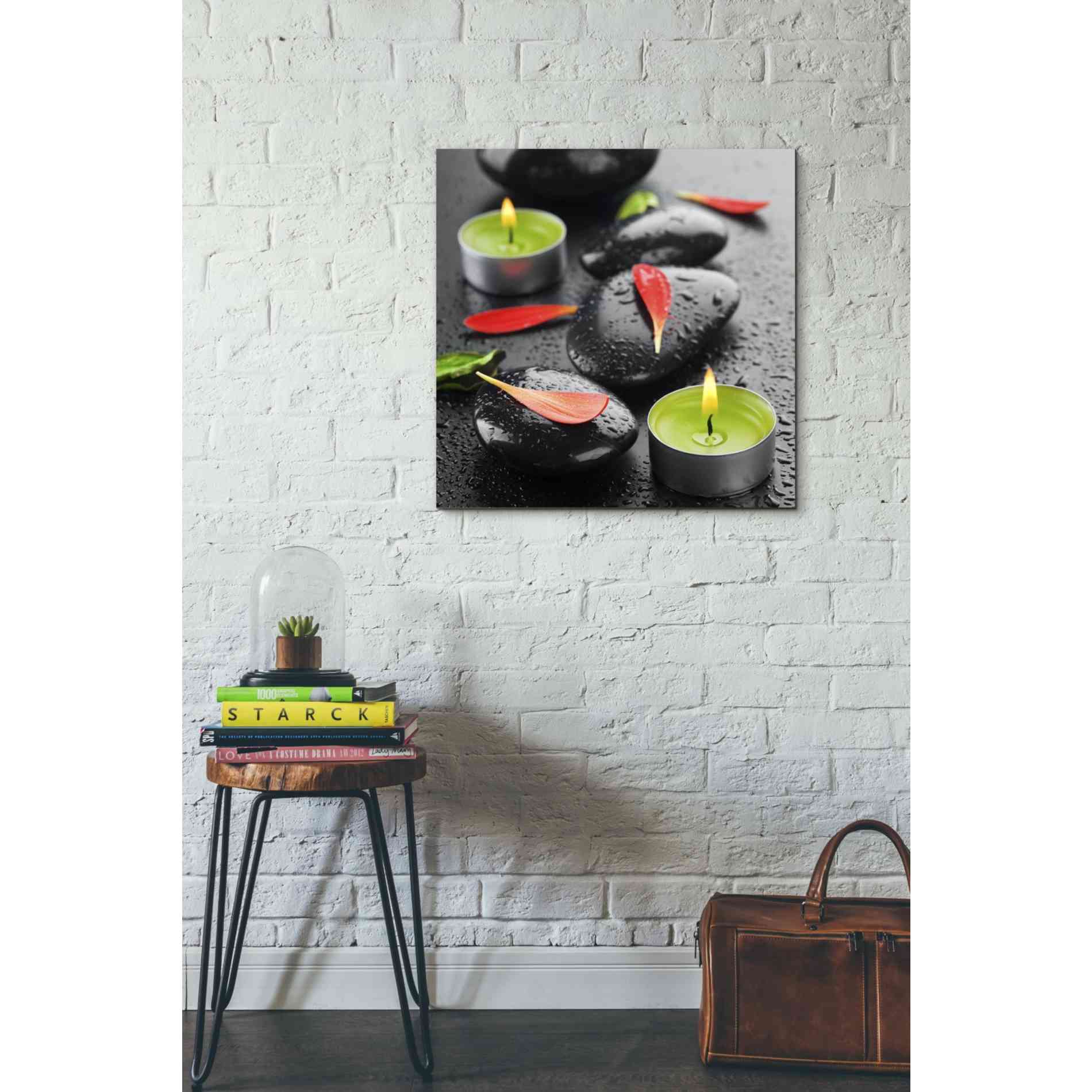 'Spa Rocks 4' Canvas Wall Art,26 x 26