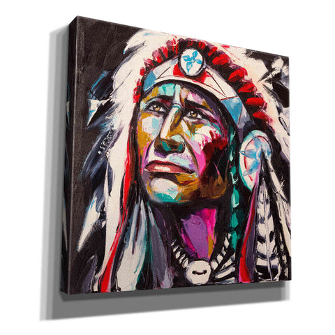 Image of "Brave Hawk" Giclee Canvas Wall Art