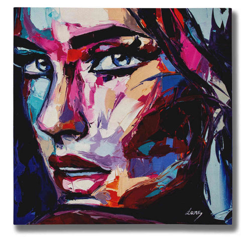 Image of "Turn To Blues" Giclee Canvas Wall Art