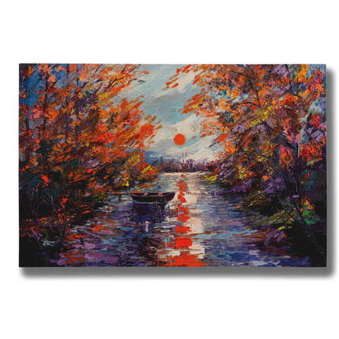 Image of "Fall Of Leaves" Giclee Canvas Wall Art