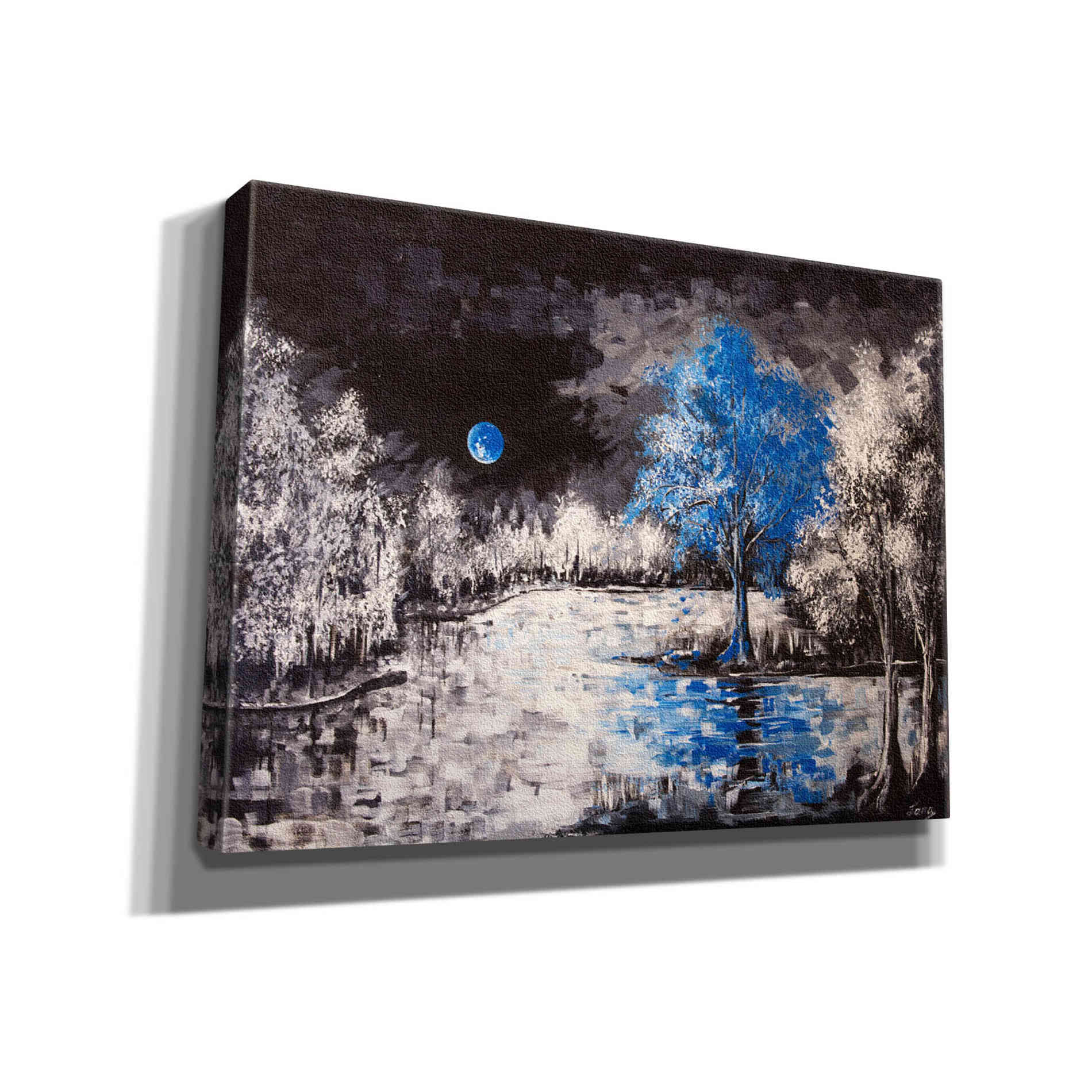 "Blue Moon" Giclee Canvas Wall Art