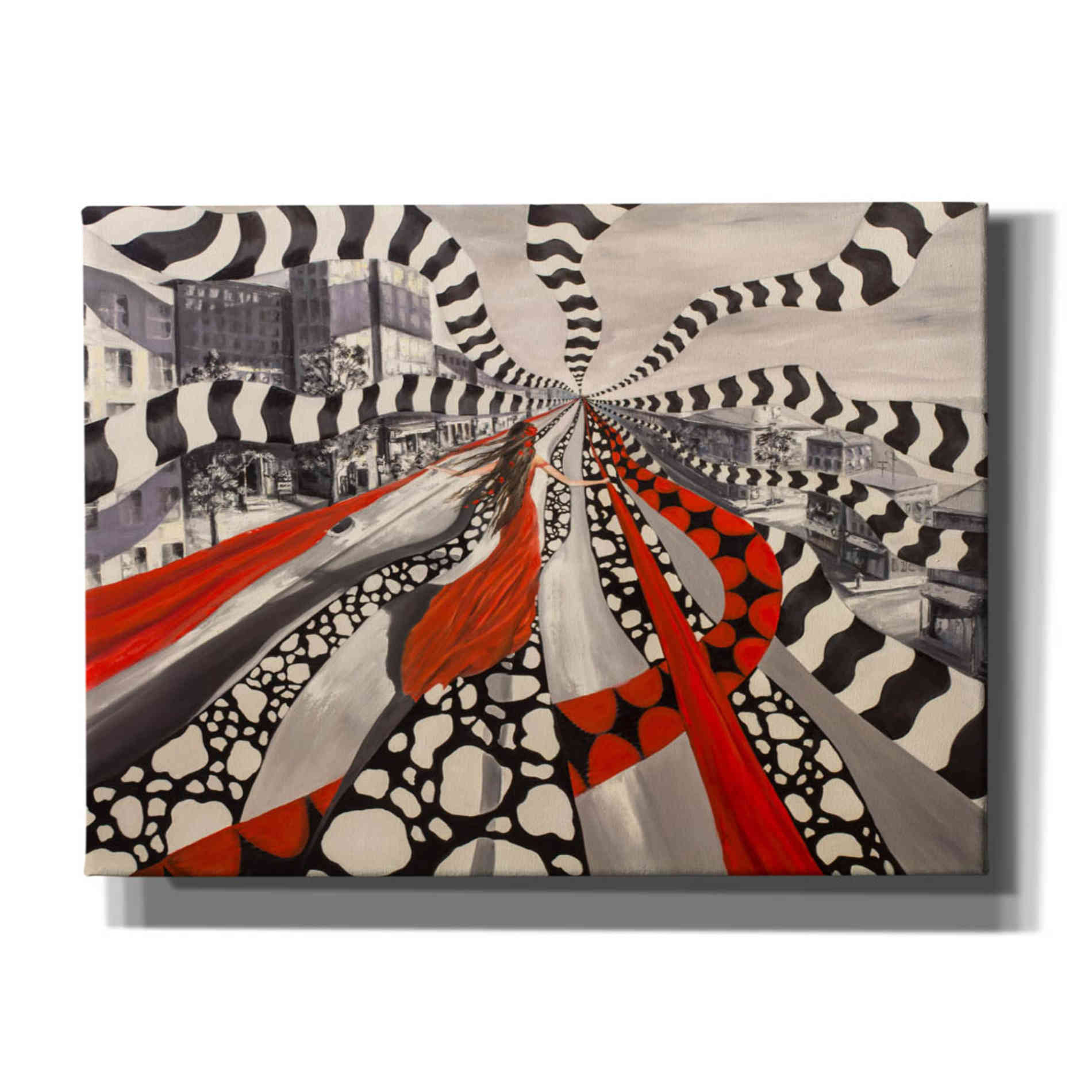 'X And Y' by Lana Tikhonova Canvas Wall Art