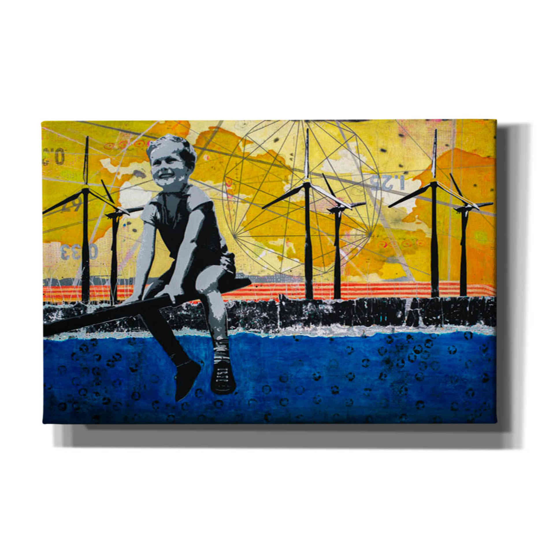 'BRIGHT I' by DB Waterman, Canvas Wall Art