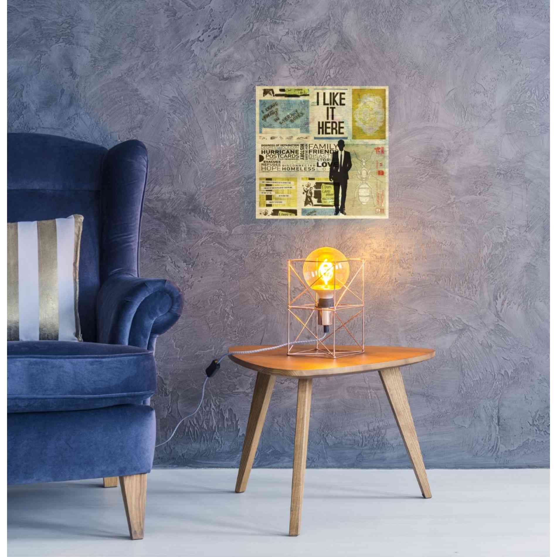 'I LIKE IT HERE' by DB Waterman, Giclee Canvas Wall Art