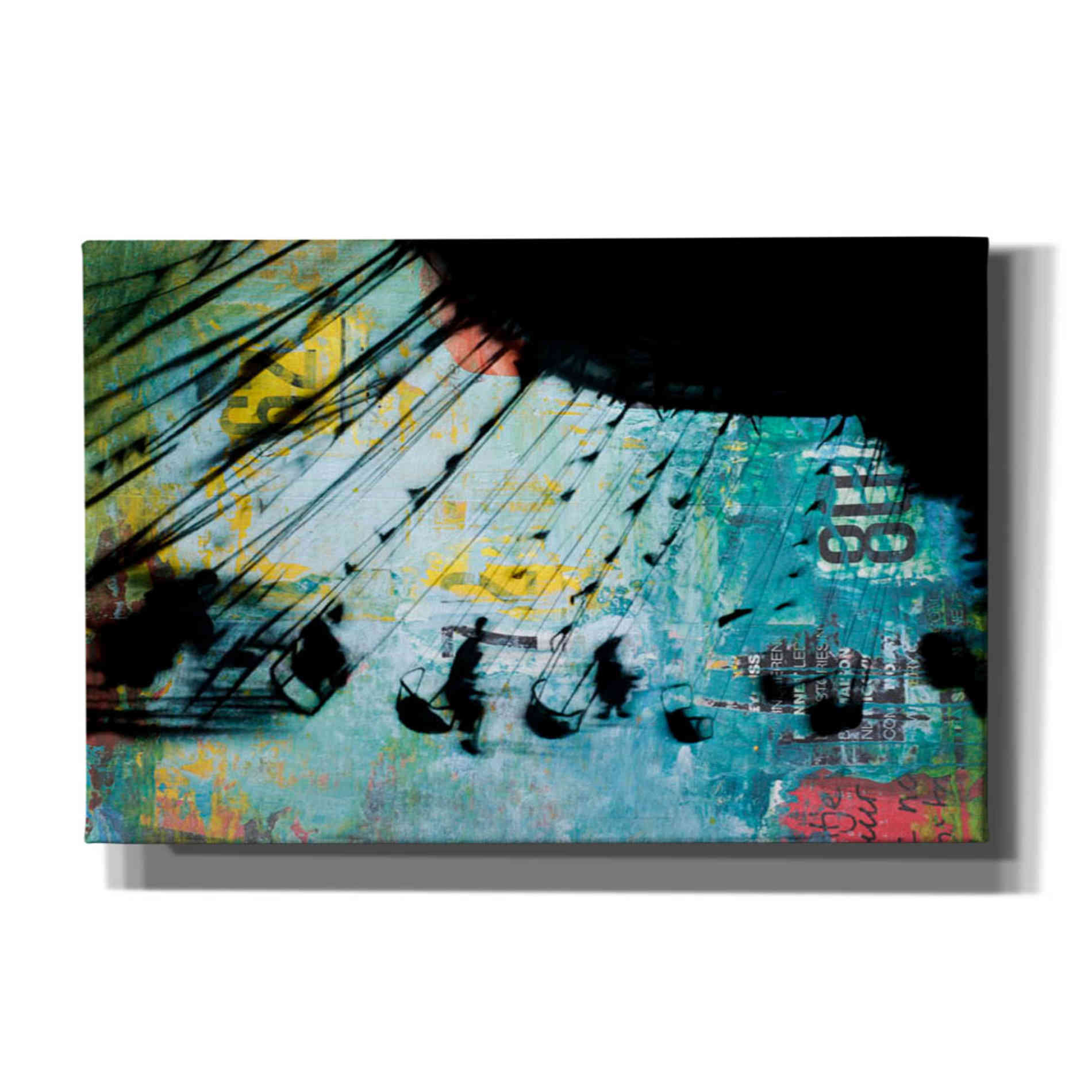 'MERRY GO ROUND' by DB Waterman, Giclee Canvas Wall Art