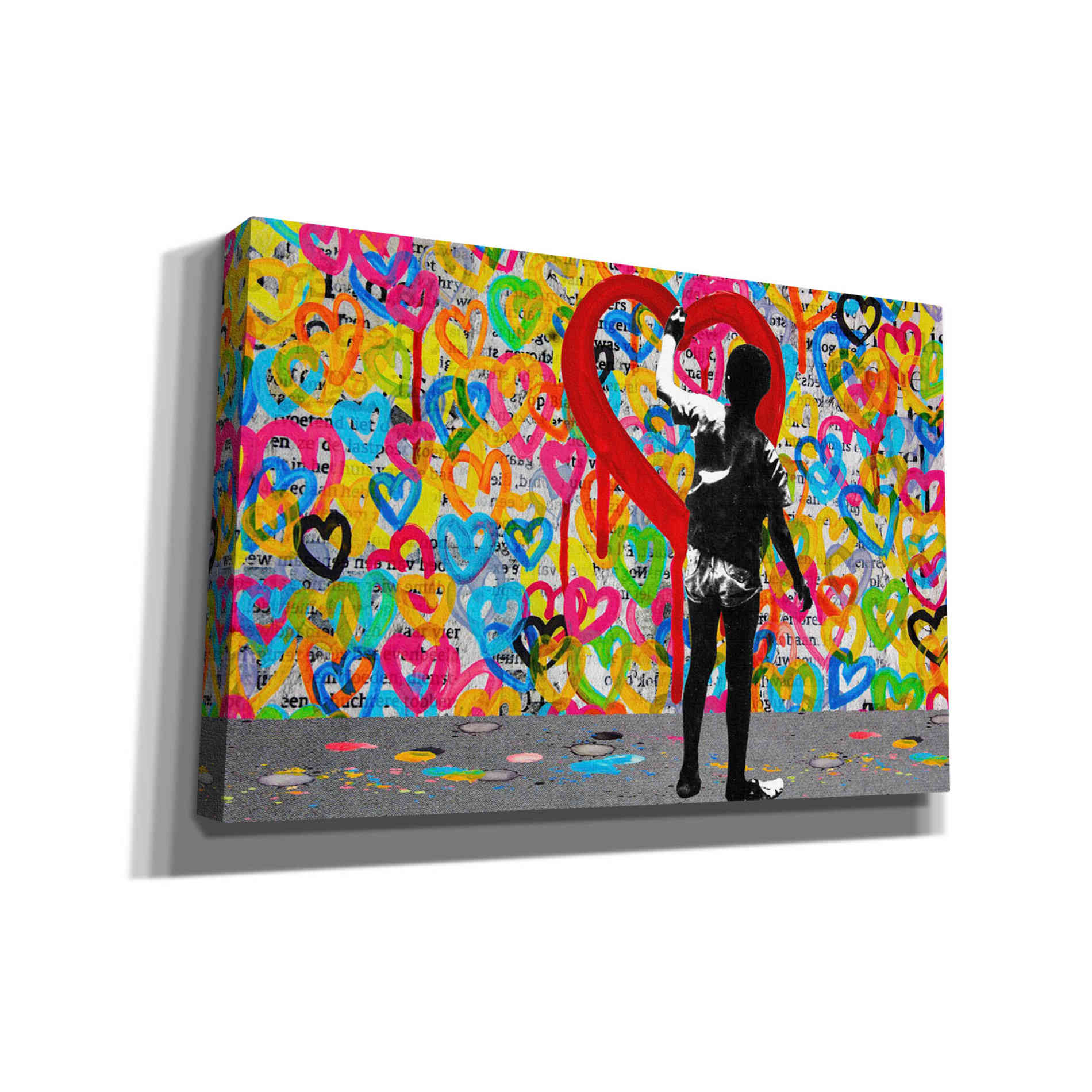 'PUT MY HEART INTO IT' by DB Waterman, Giclee Canvas Wall Art