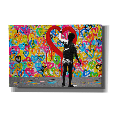 Image of 'PUT MY HEART INTO IT' by DB Waterman, Giclee Canvas Wall Art