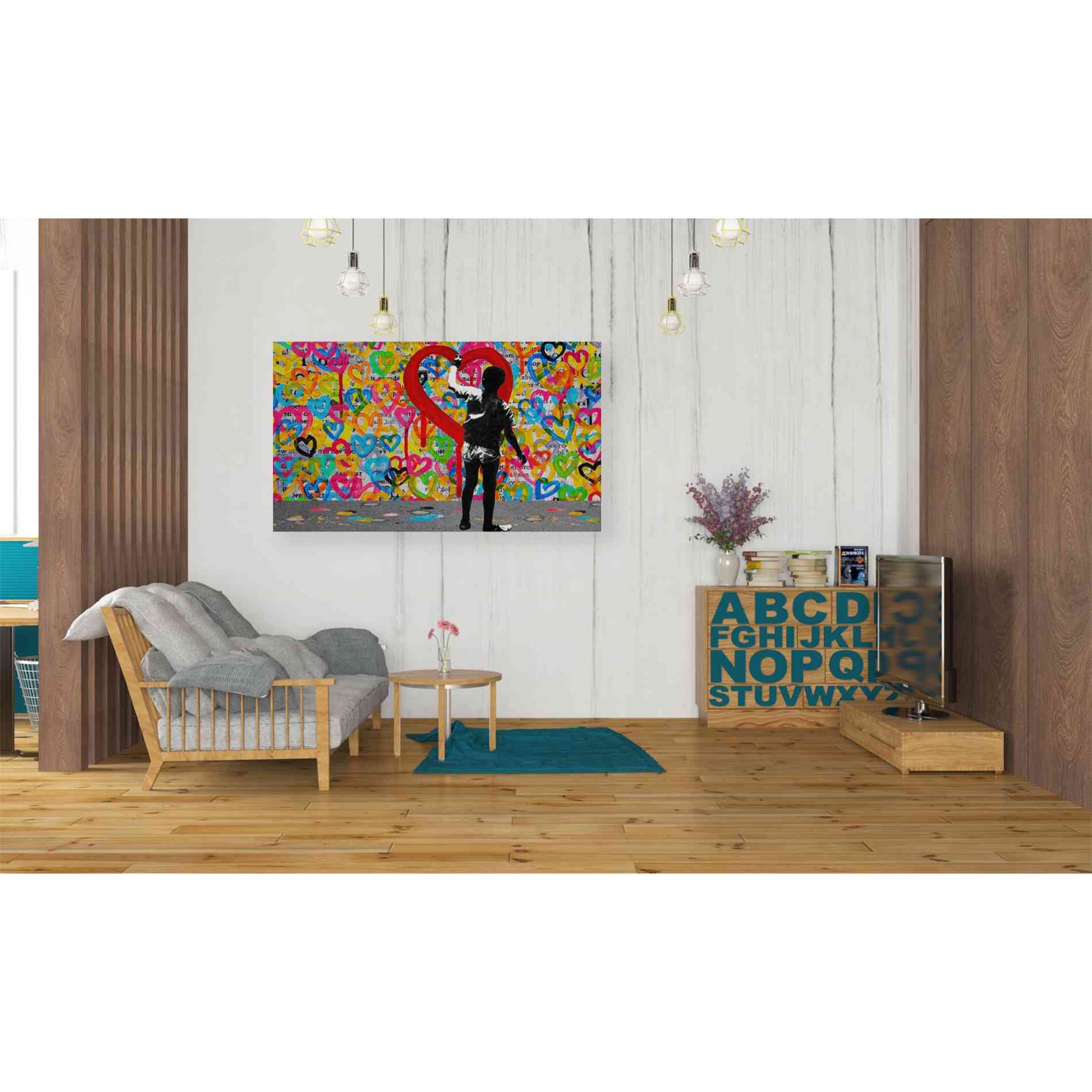 'PUT MY HEART INTO IT' by DB Waterman, Giclee Canvas Wall Art