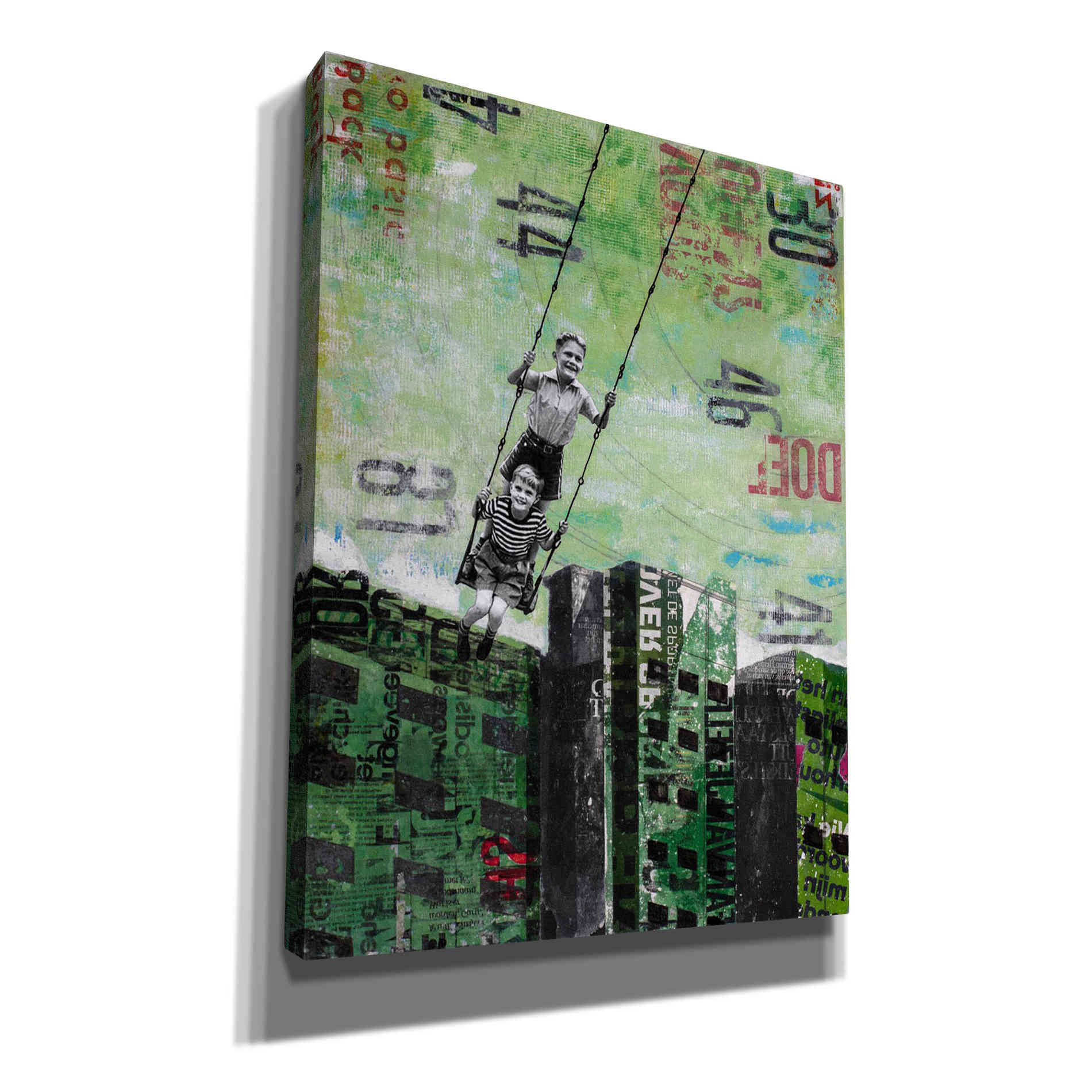 'TUESDAY SWING' by DB Waterman, Giclee Canvas Wall Art