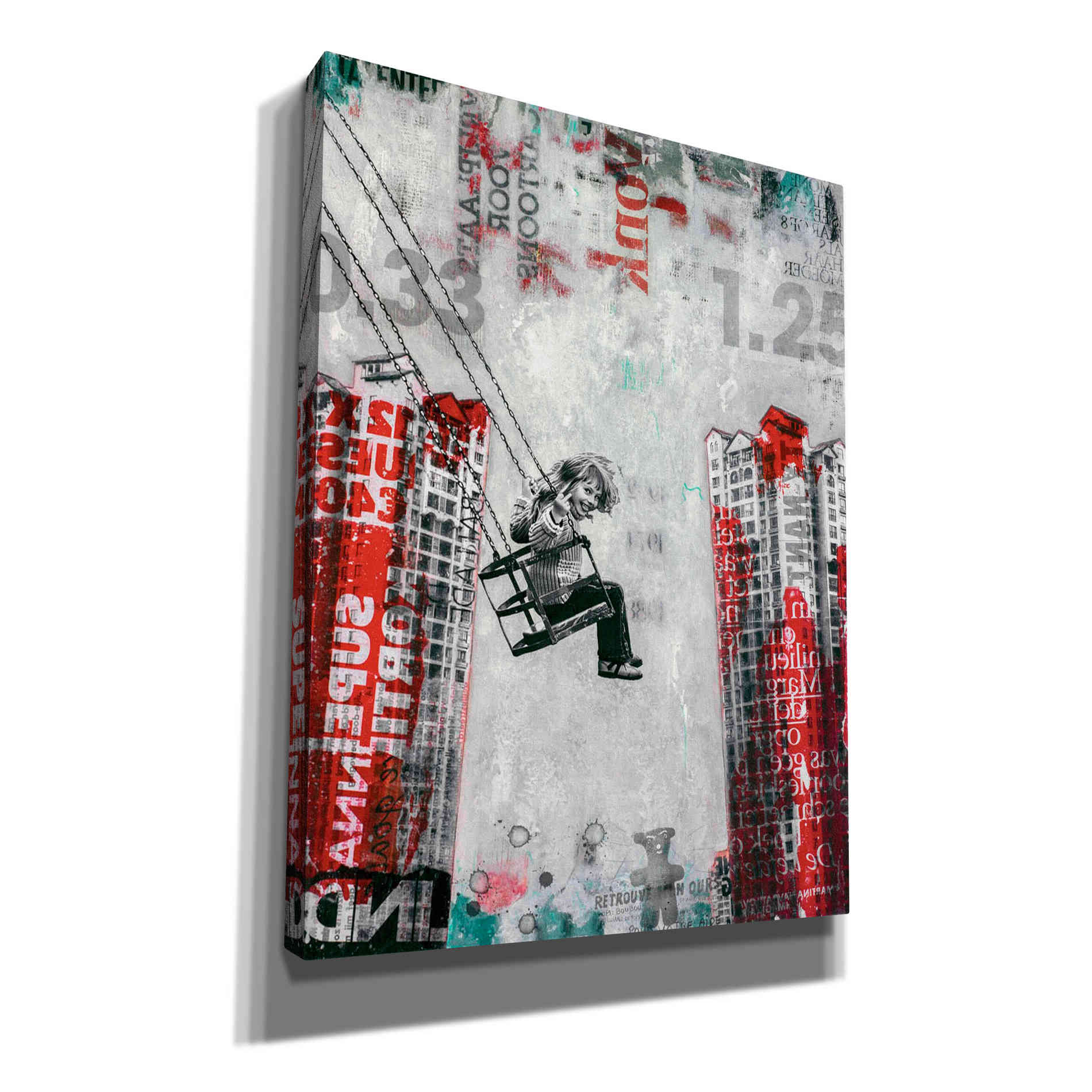 'WEDNESDAY SWING' by DB Waterman, Giclee Canvas Wall Art