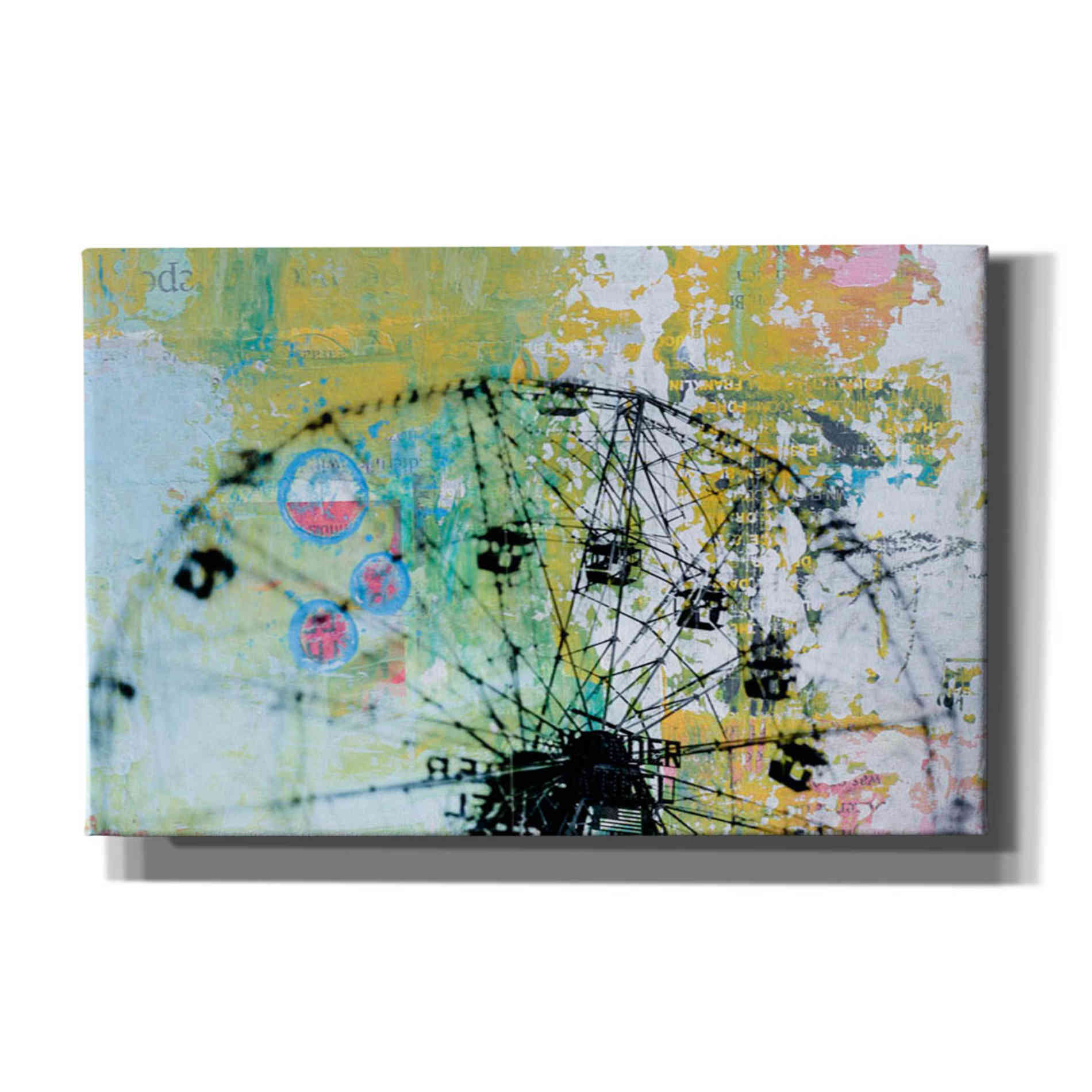 'WONDER WHEEL' by DB Waterman, Giclee Canvas Wall Art
