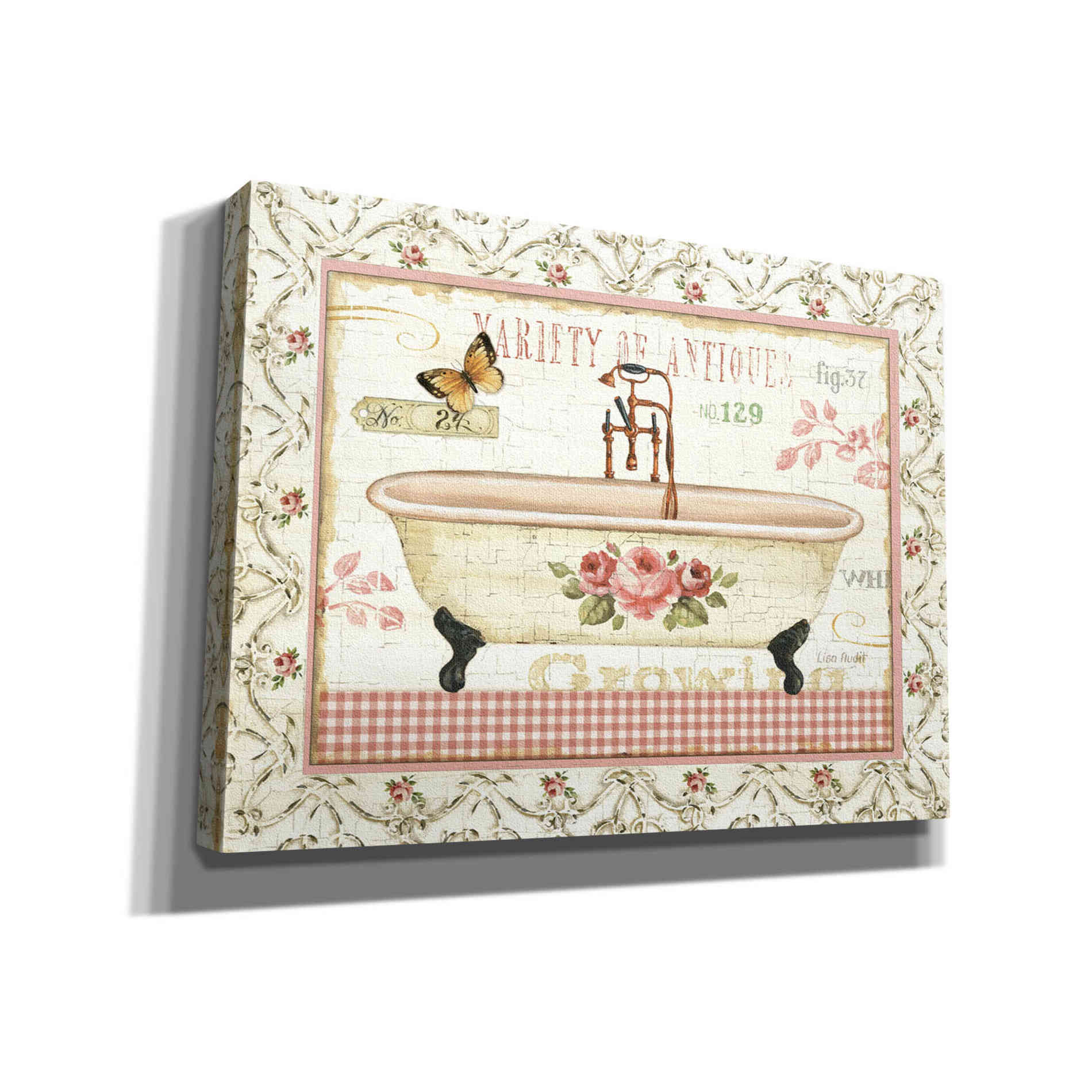 'Rose Garden III' by Lisa Audit, Canvas Wall Art