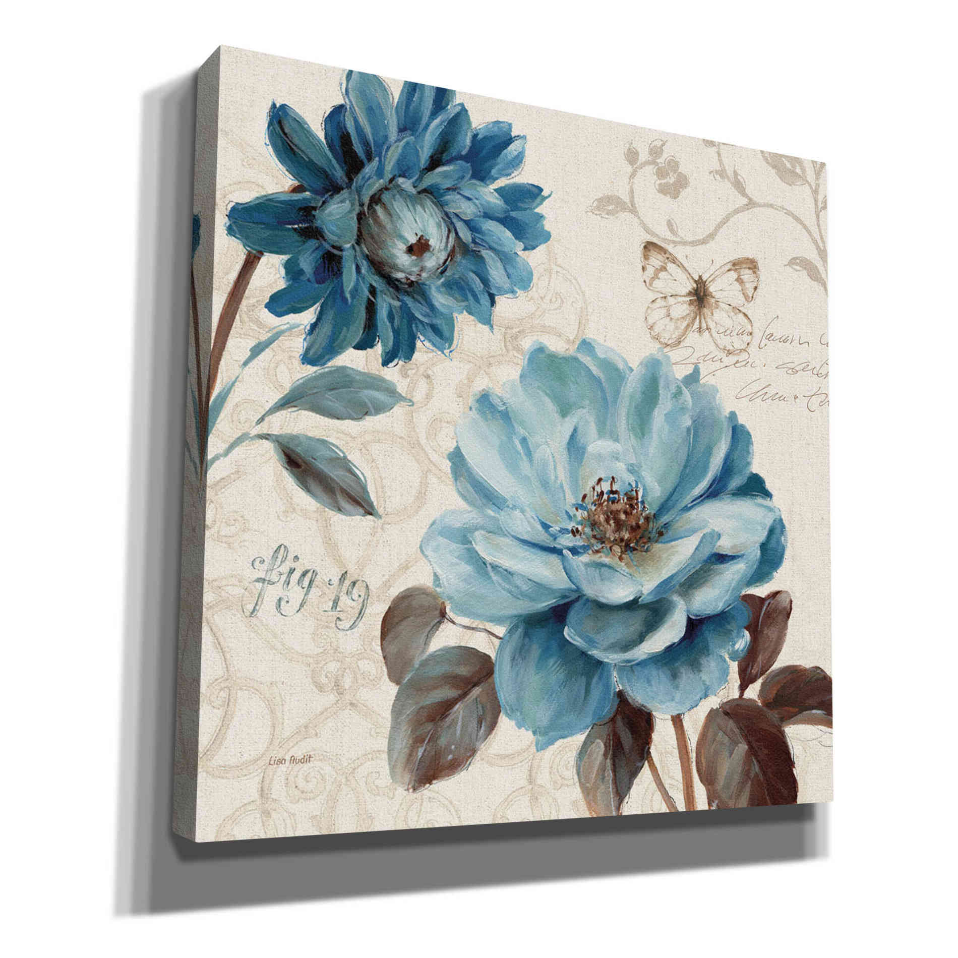 'A Blue Note III' by Lisa Audit, Canvas Wall Art