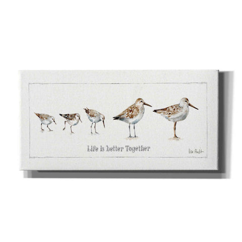 Image of 'Pebbles and Sandpipers I' by Lisa Audit, Canvas Wall Art