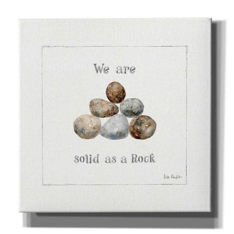 Image of 'Pebbles and Sandpipers VI' by Lisa Audit, Canvas Wall Art