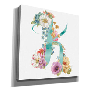 'Rainbow Seeds Monogram K' by Lisa Audit, Canvas Wall Art