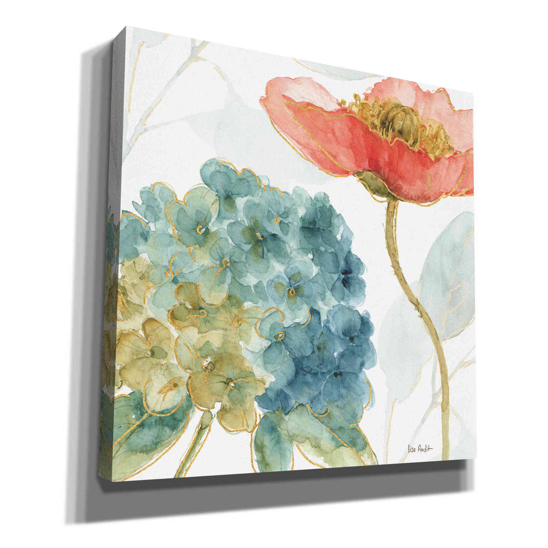 'Rainbow Seeds Flowers IV' by Lisa Audit, Canvas Wall Art