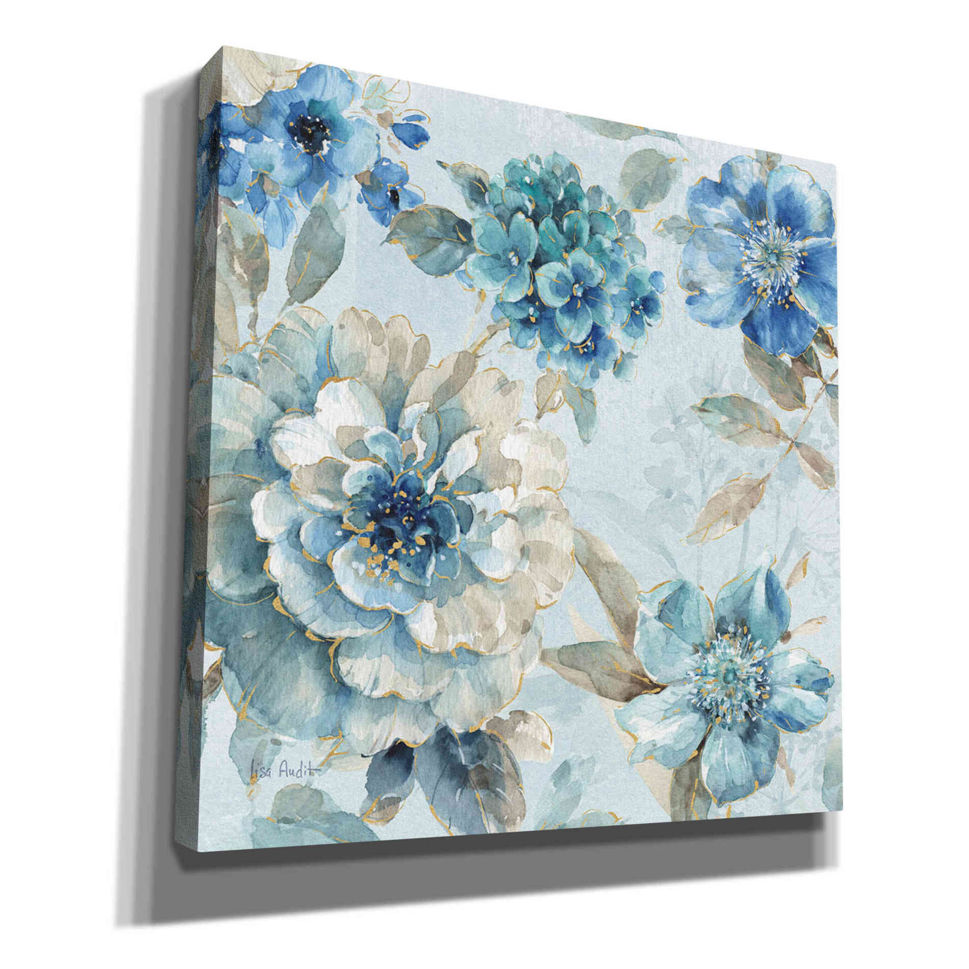 'Indigold IX' by Lisa Audit, Canvas Wall Art