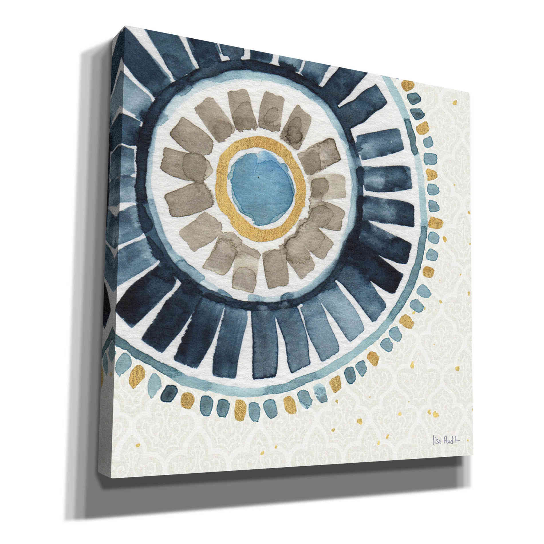 'Indigold XVII' by Lisa Audit, Canvas Wall Art