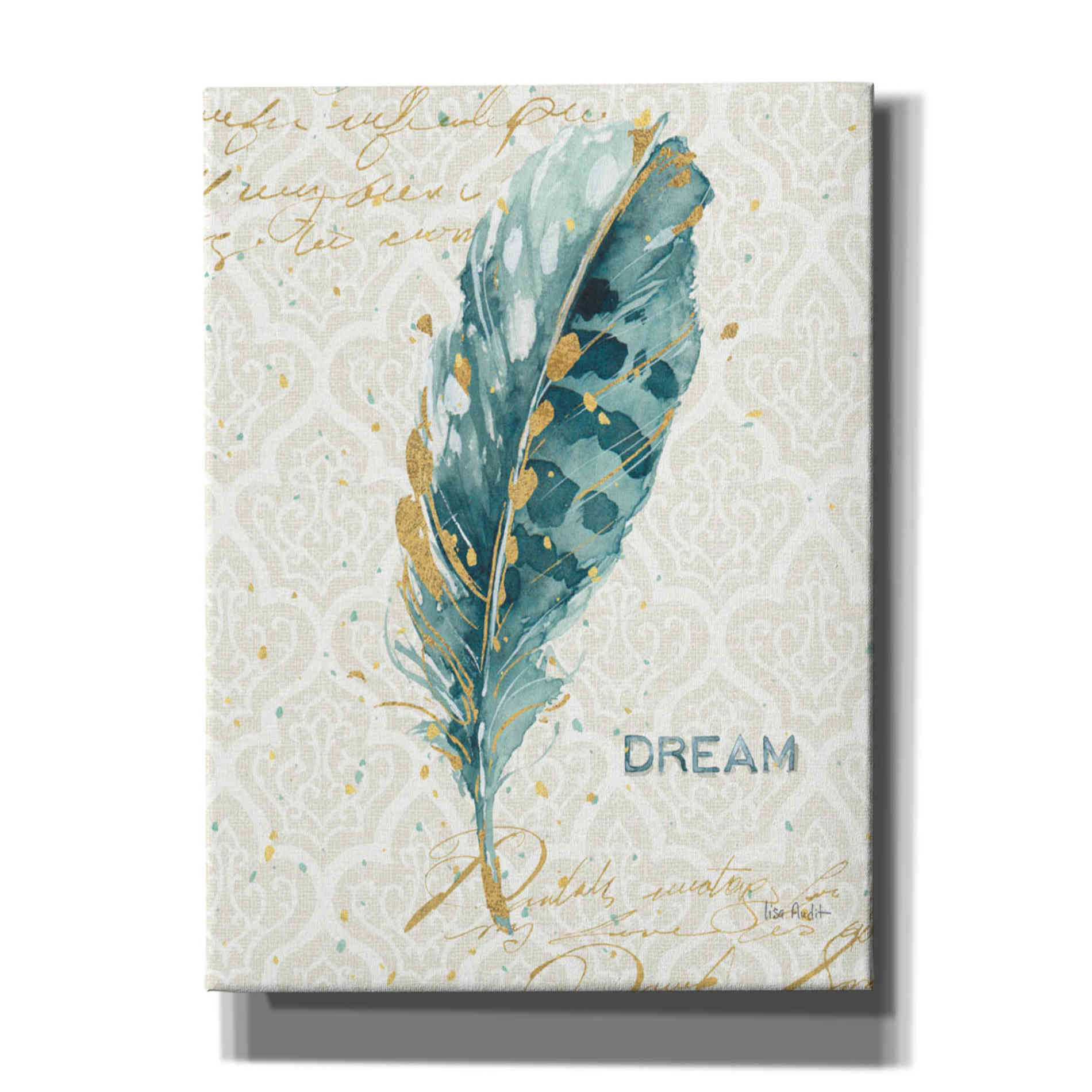 'Indigold XIX' by Lisa Audit, Canvas Wall Art