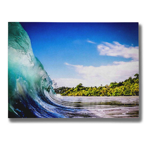 Image of "Tropical Wave" by Nicklas Gustafsson Giclee Canvas Wall Art