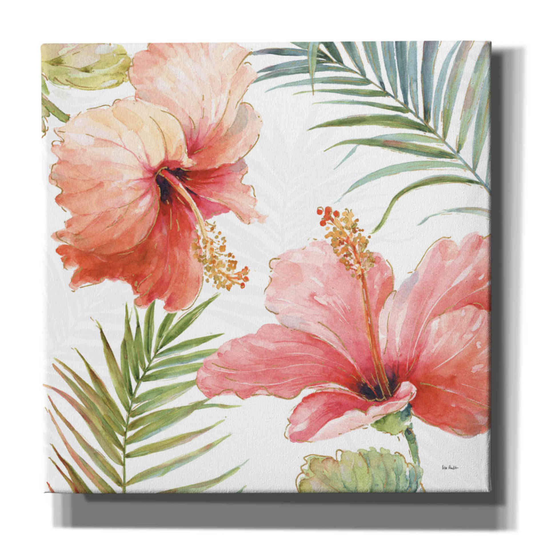 'Tropical Blush II' by Lisa Audit, Canvas Wall Art