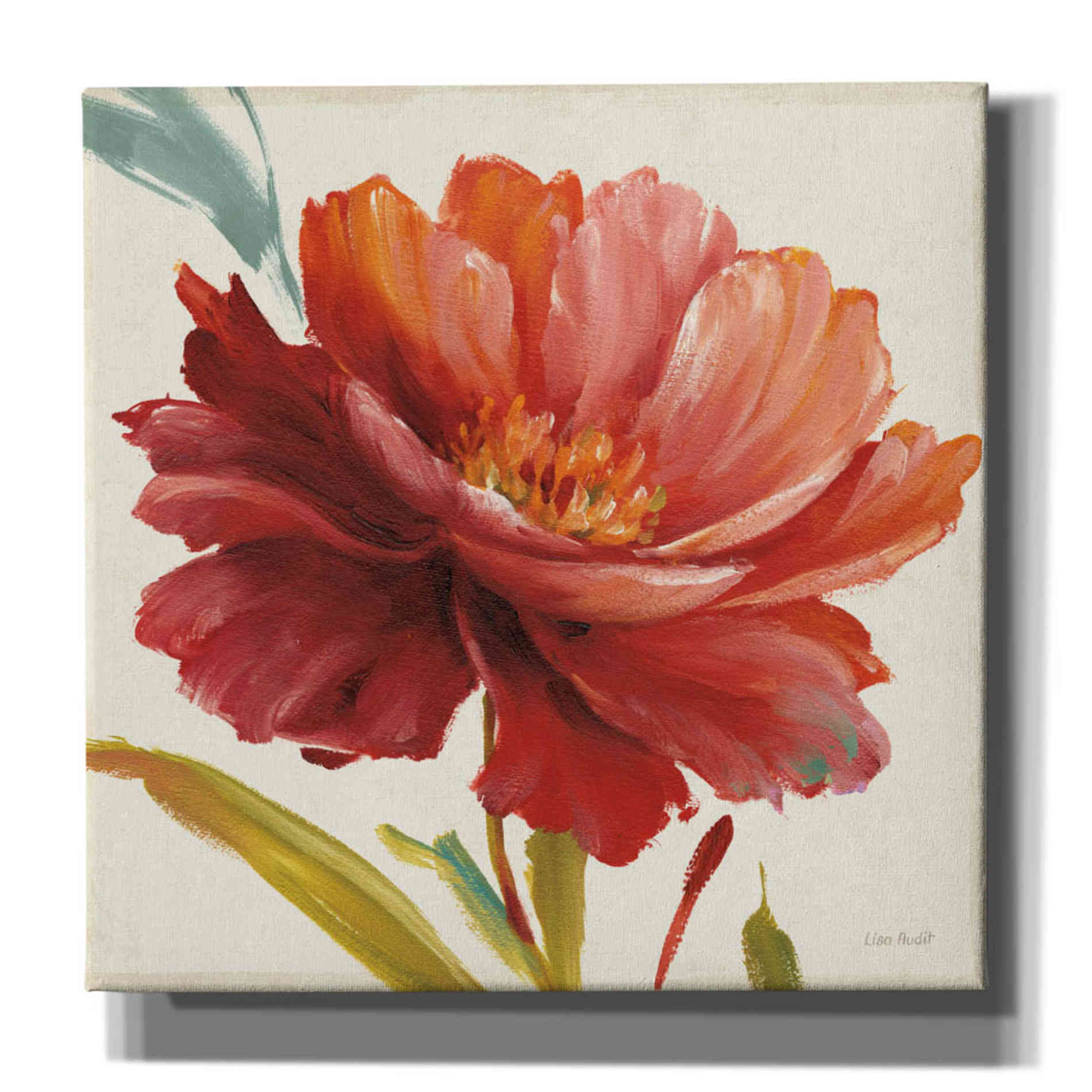 'Dancing Colors I' by Lisa Audit, Canvas Wall Art