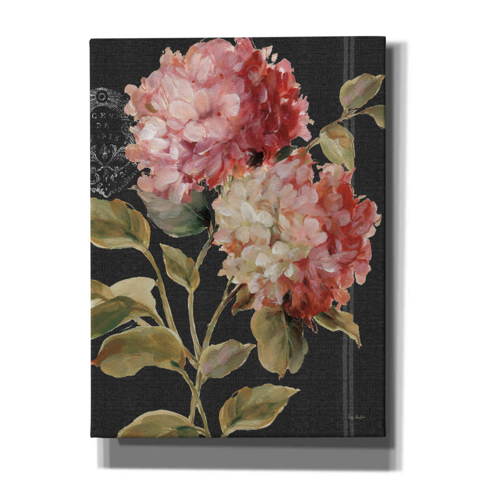 'Harmonious Hydrangeas' by Lisa Audit, Canvas Wall Art