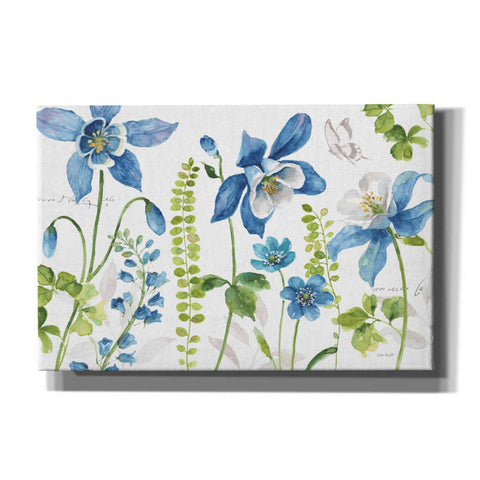 Image of 'Blue And Green Garden I' by Lisa Audit, Canvas Wall Art