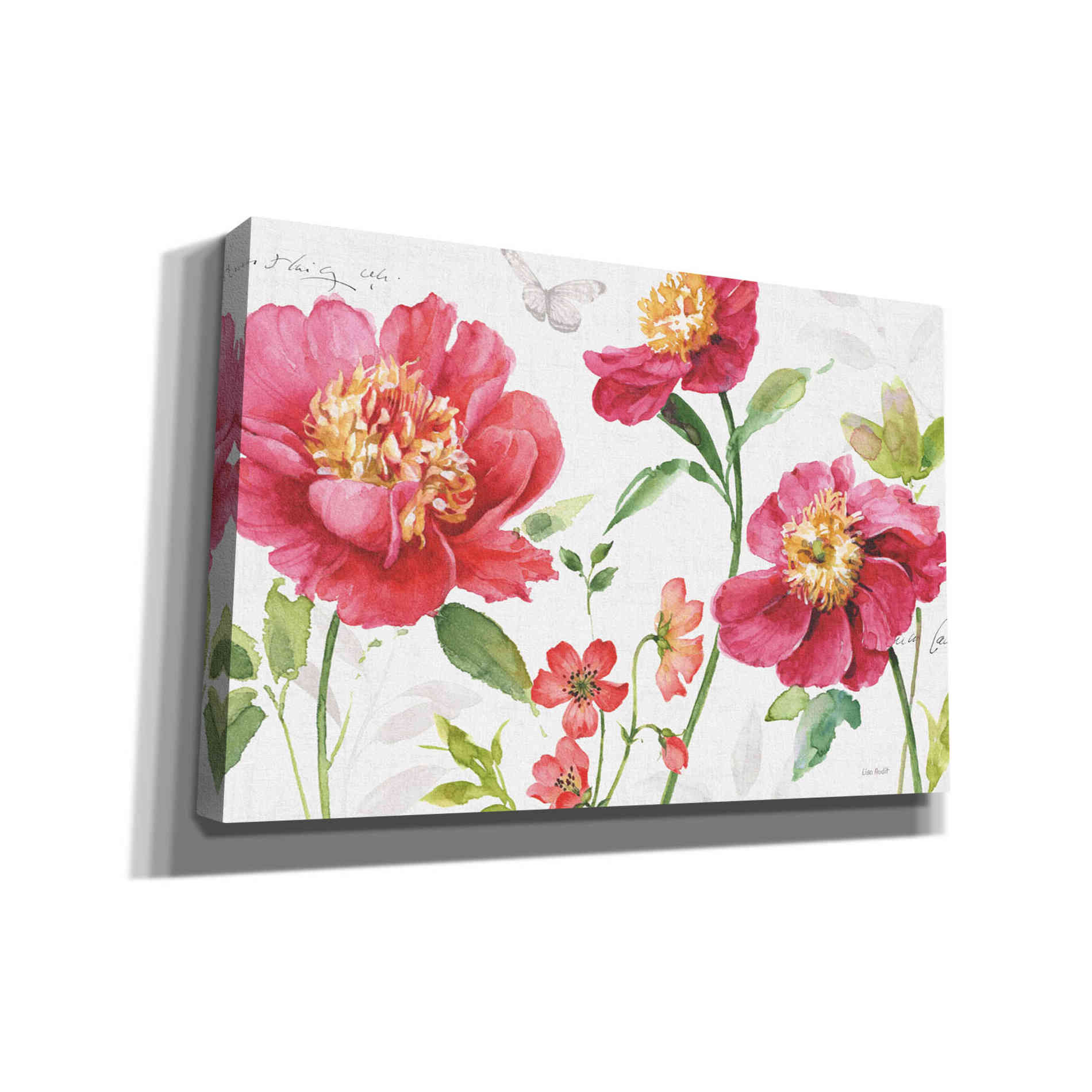 'Pink Garden I' by Lisa Audit, Canvas Wall Art