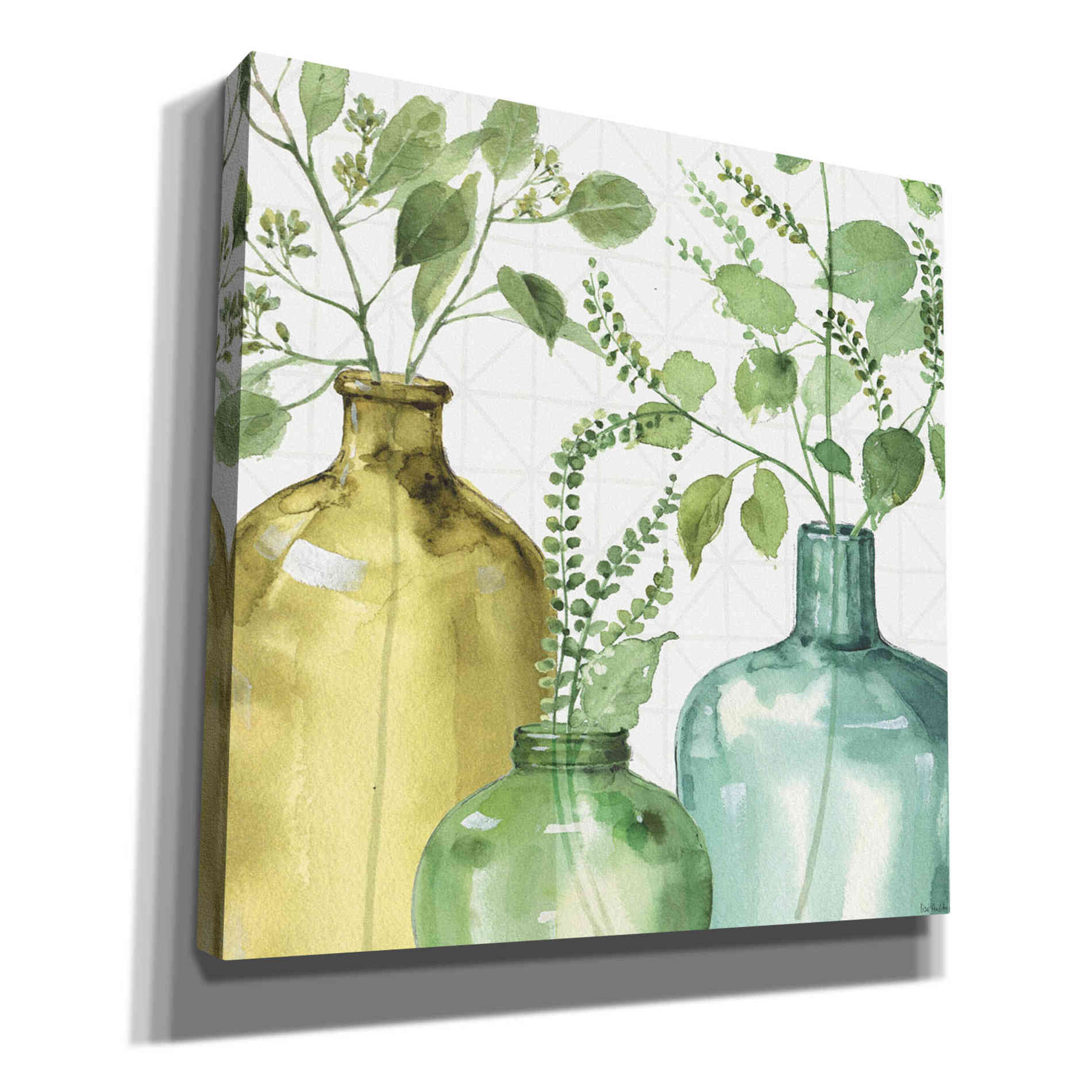 'Mixed Greens LV' by Lisa Audit, Canvas Wall Art