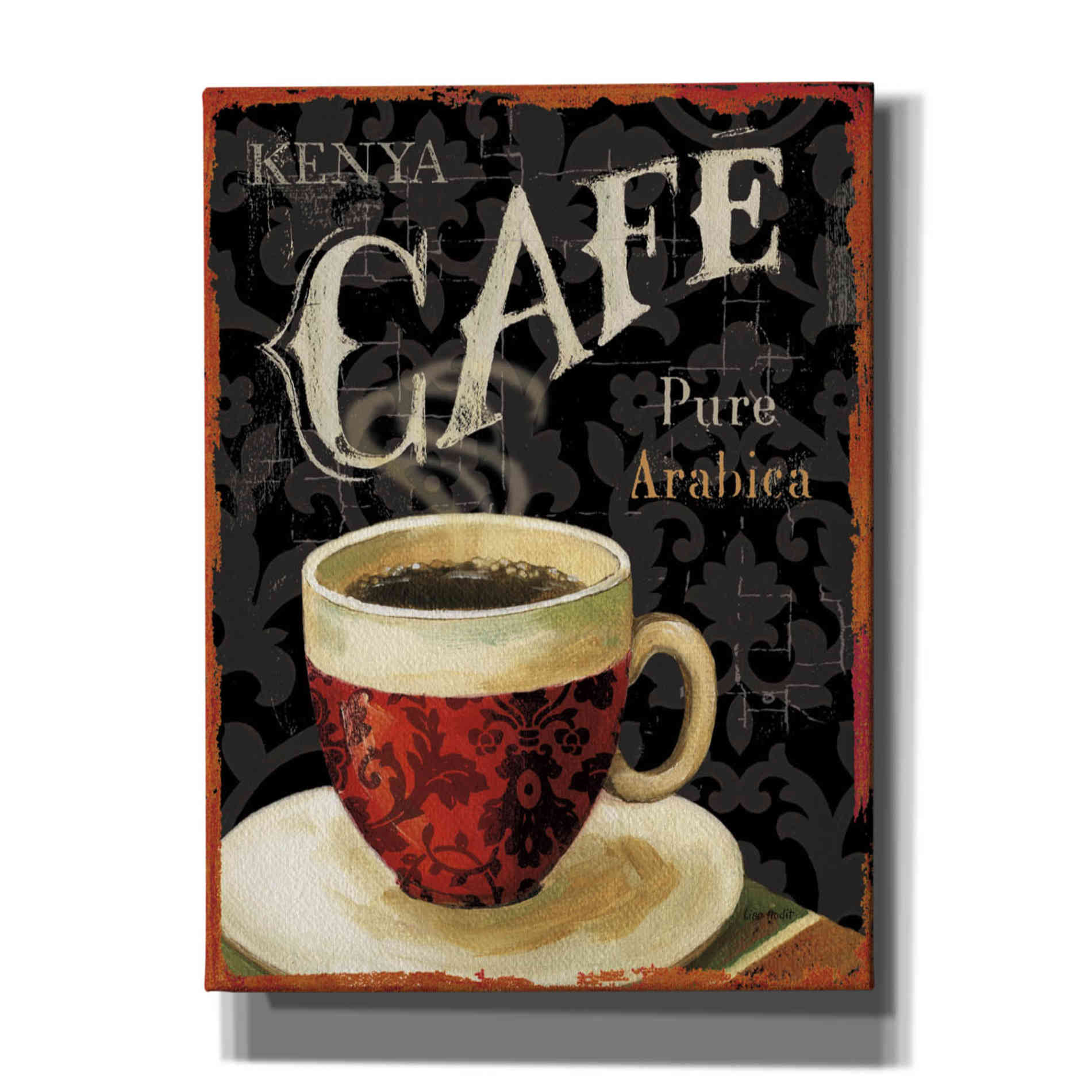 'Today's Coffee I' by Lisa Audit, Canvas Wall Art