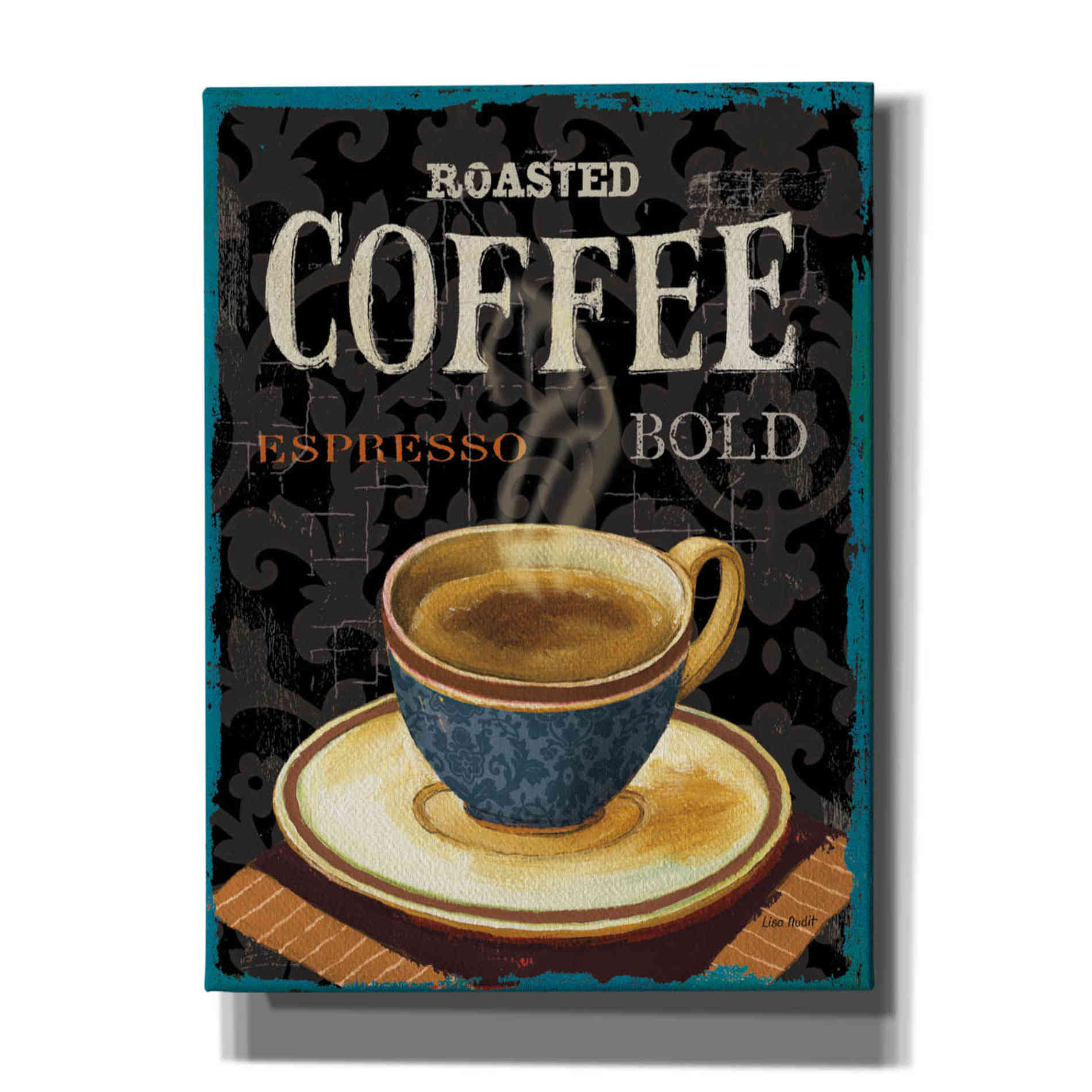 'Today's Coffee IV' by Lisa Audit, Canvas Wall Art