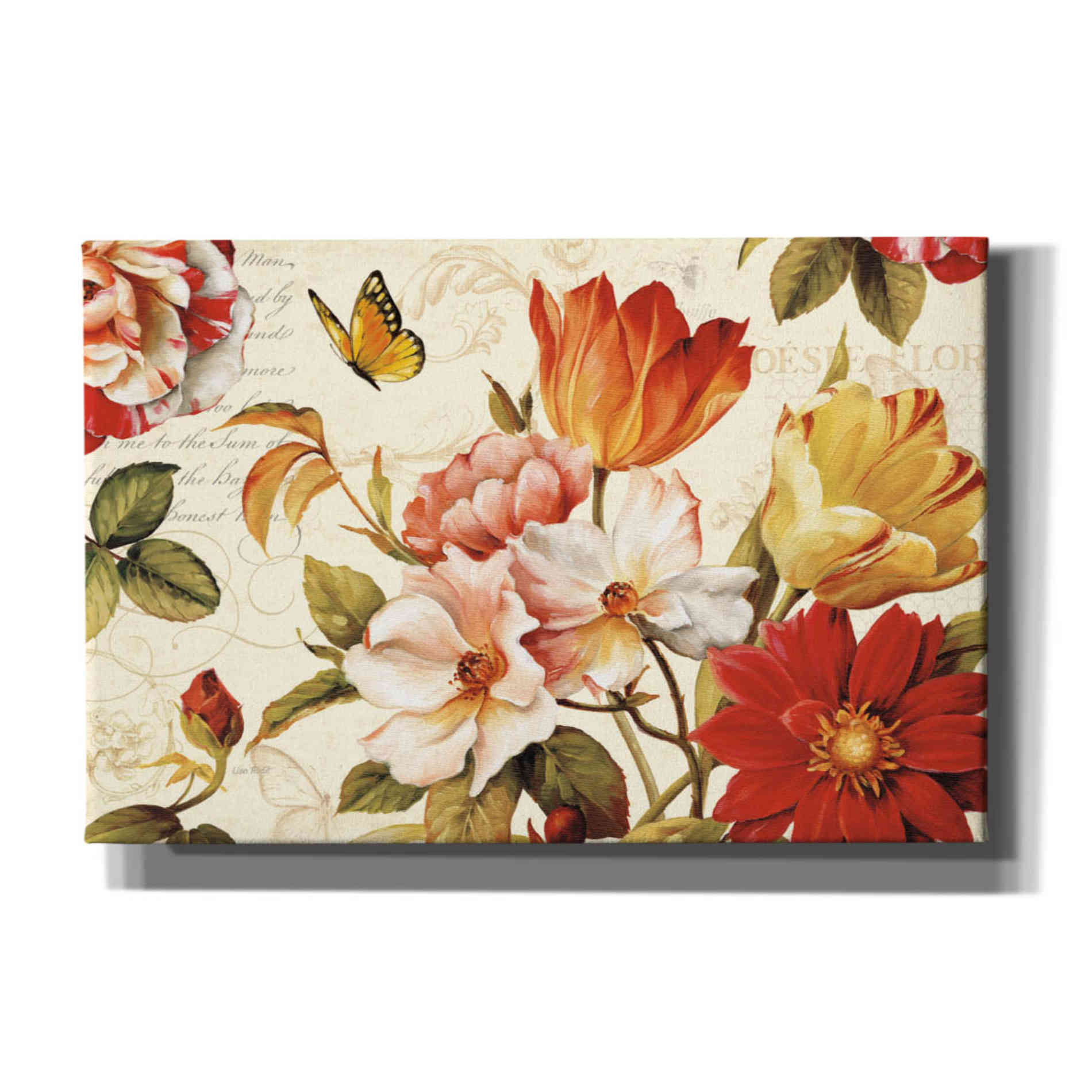 'Poesie Florale III' by Lisa Audit, Canvas Wall Art