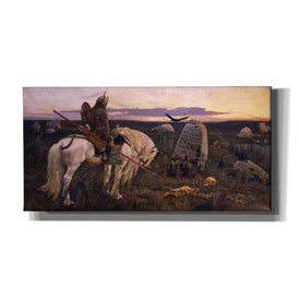 'The Knight At The Crossroads' by Viktor Vasnetsov, Canvas Wall Art,Size 2 Landscape