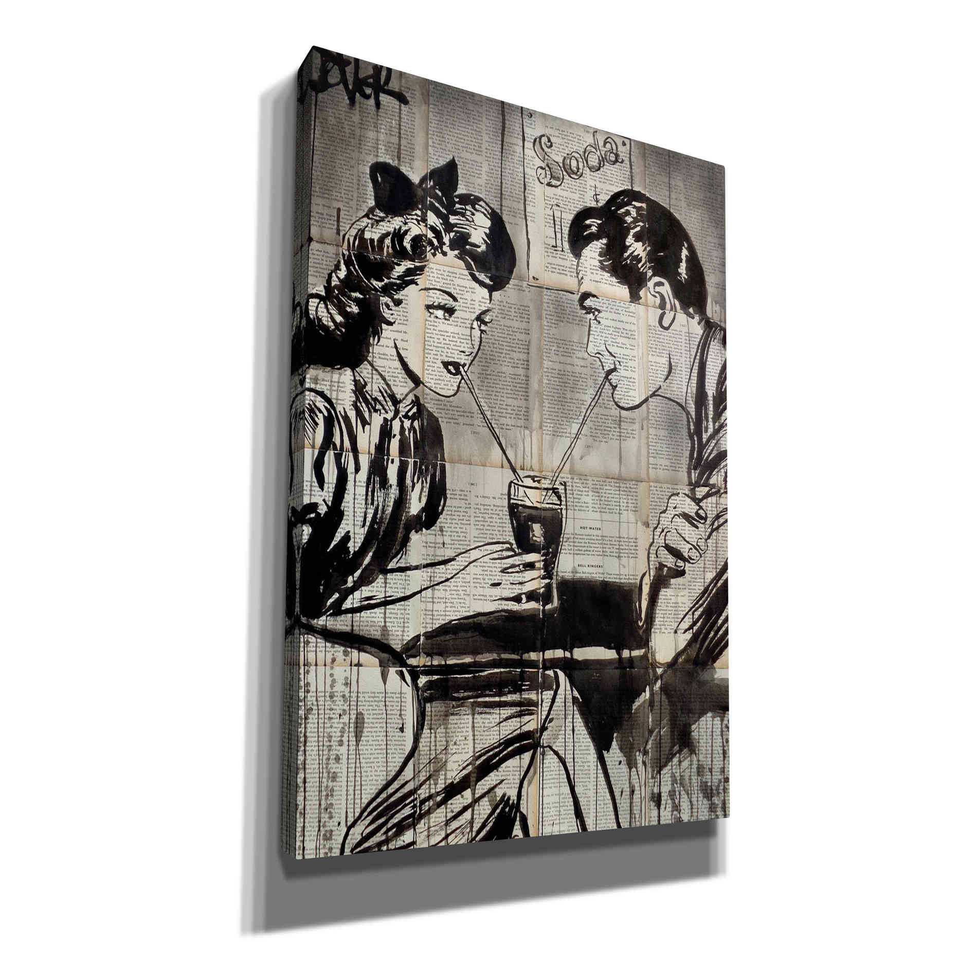'Soda' by Loui Jover, Canvas Wall Art