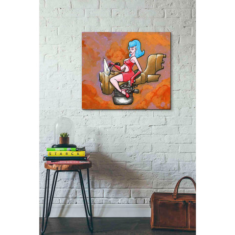 Image of 'Rocket Queen Paint' Craig Snodgrass, Canvas Wall Art,30 x 26