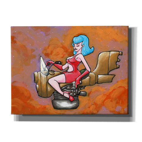 Image of 'Rocket Queen Paint' Craig Snodgrass, Canvas Wall Art,Size C Landscape