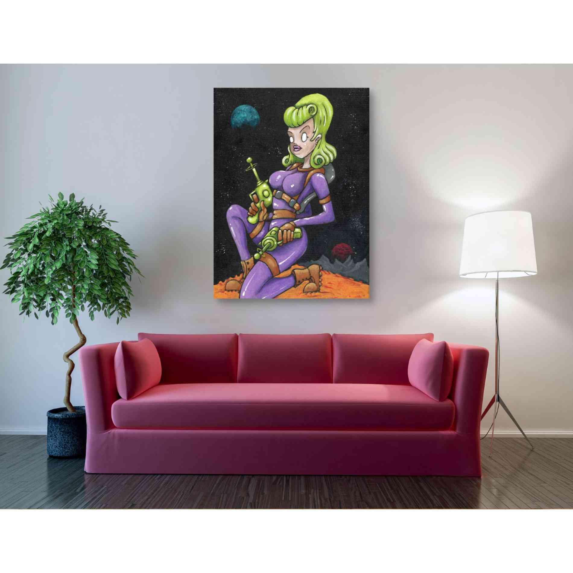 'Josie Jupiter' Craig Snodgrass, Canvas Wall Art,40 x 54