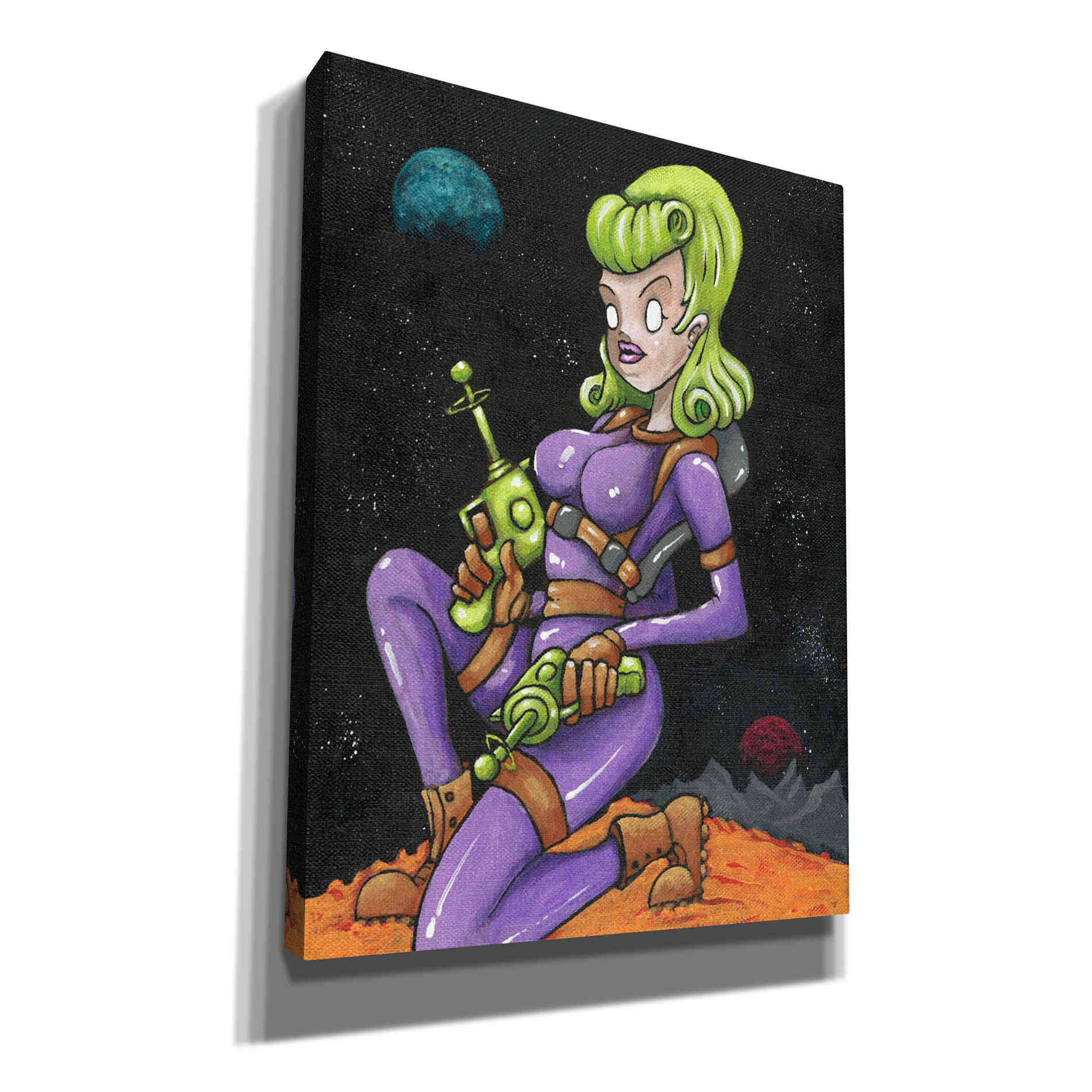 'Josie Jupiter' Craig Snodgrass, Canvas Wall Art,Size C Portrait