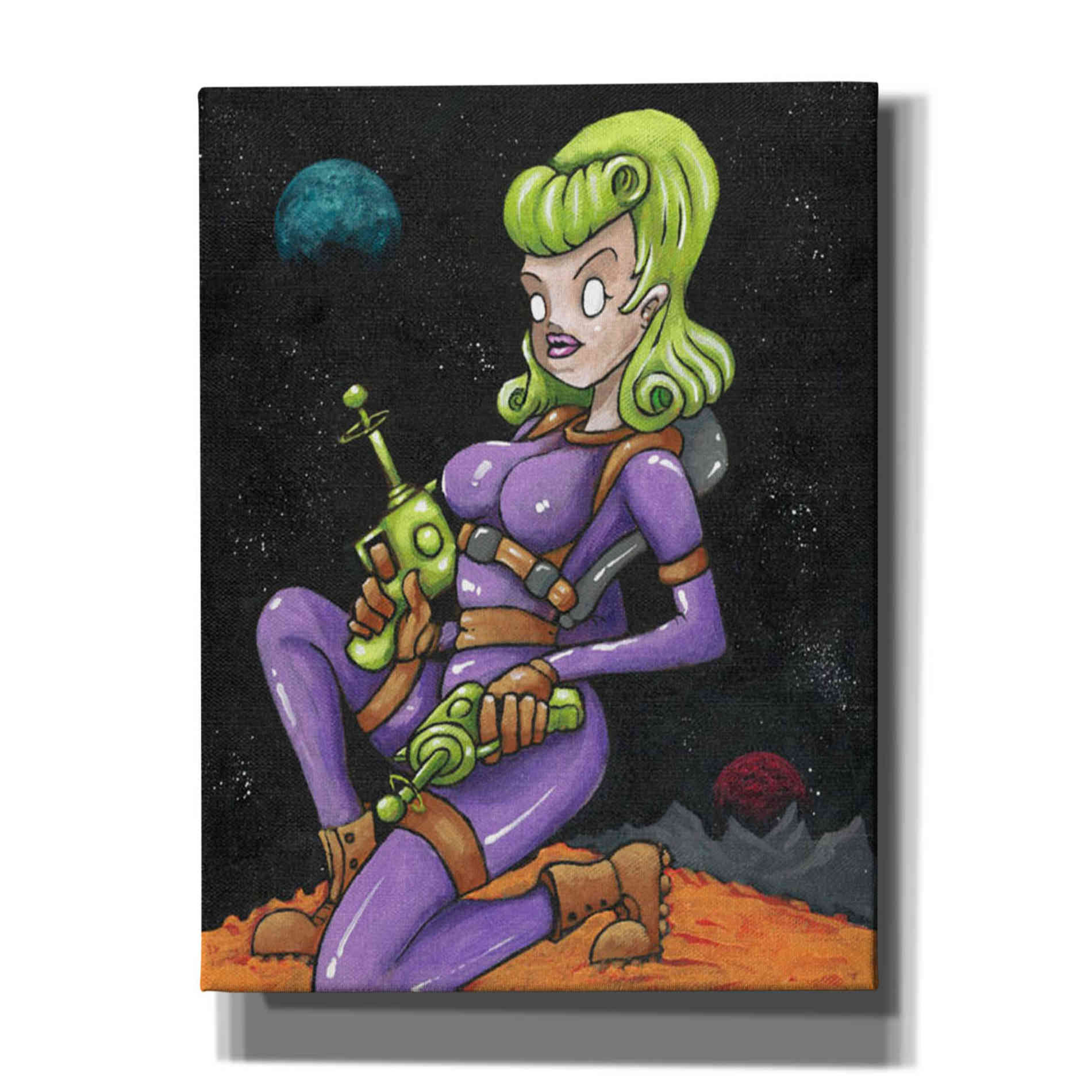'Josie Jupiter' Craig Snodgrass, Canvas Wall Art,Size C Portrait